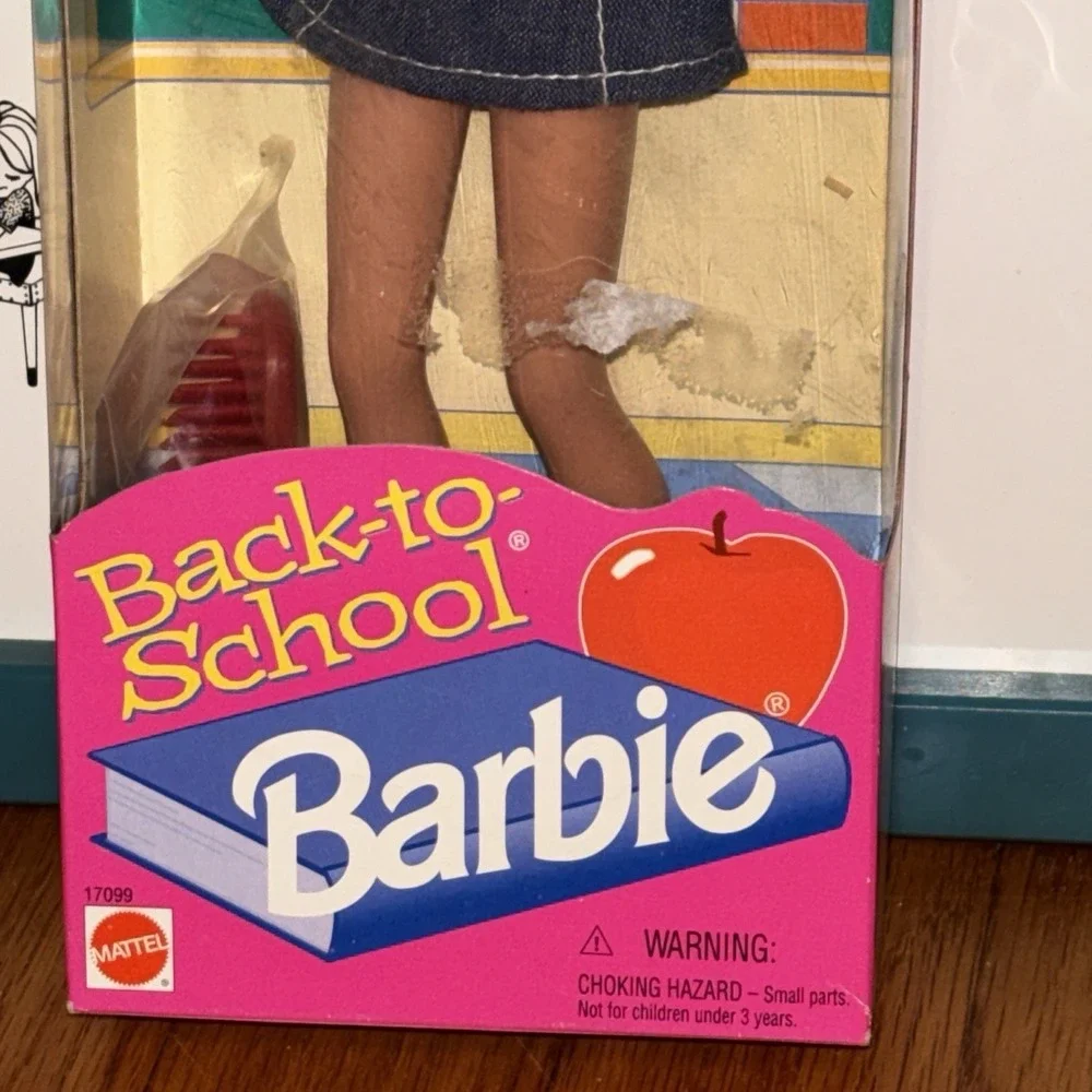 Back to School Barbie #17099 Apple Special Edition 1996 Denim New In Box